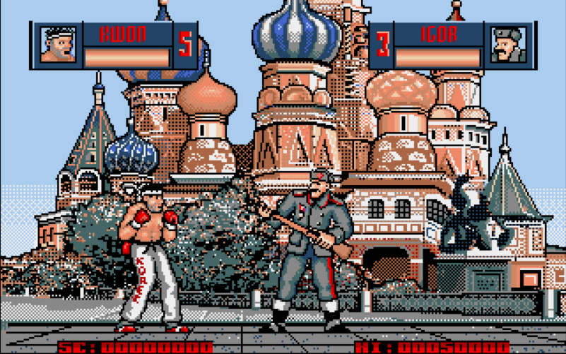 Human Killing Machine - Atari ST game screenshot (1989) by Go!